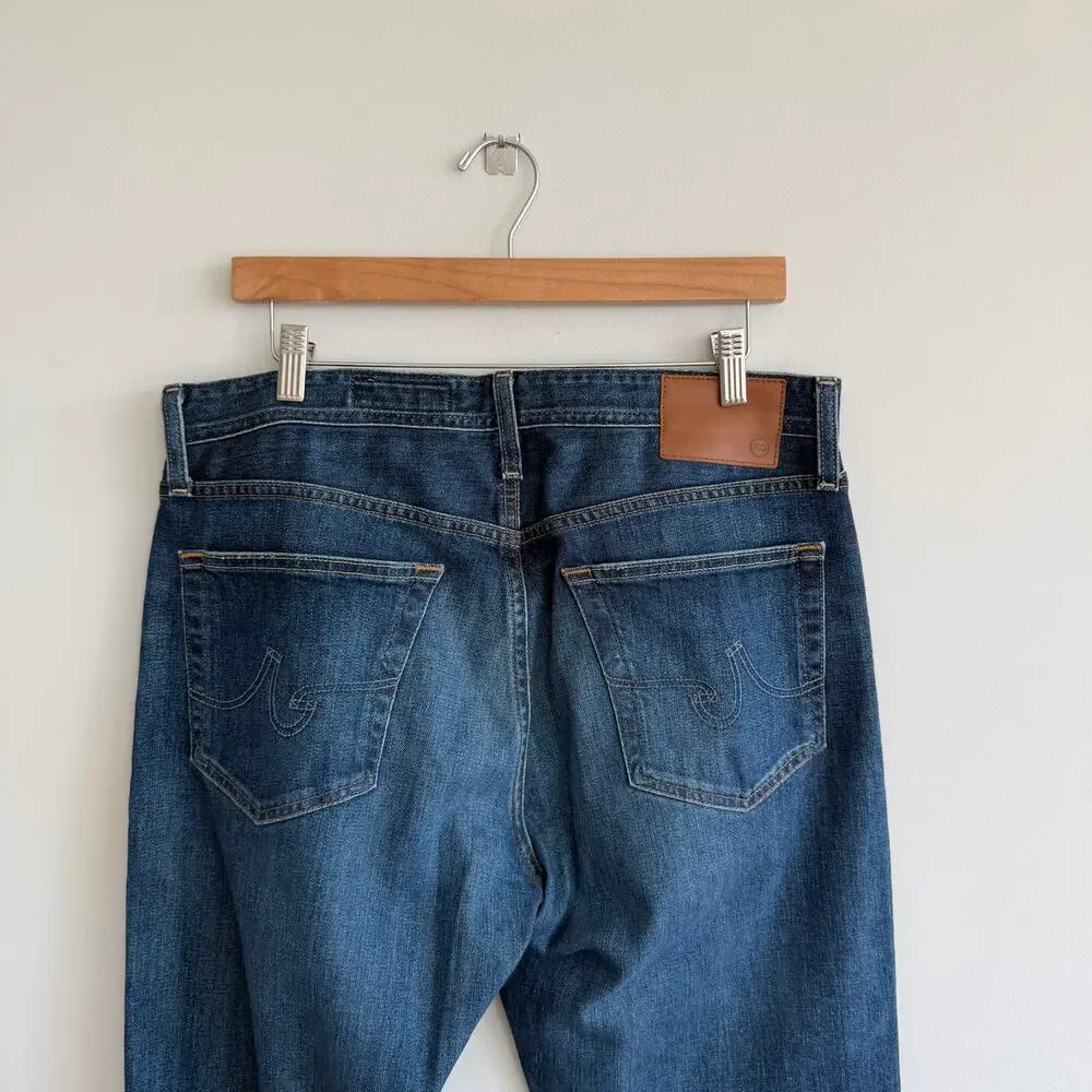 Adriano Goldschmied Graduate Dark Wash Denim Tailored Leg Jeans Blue 34